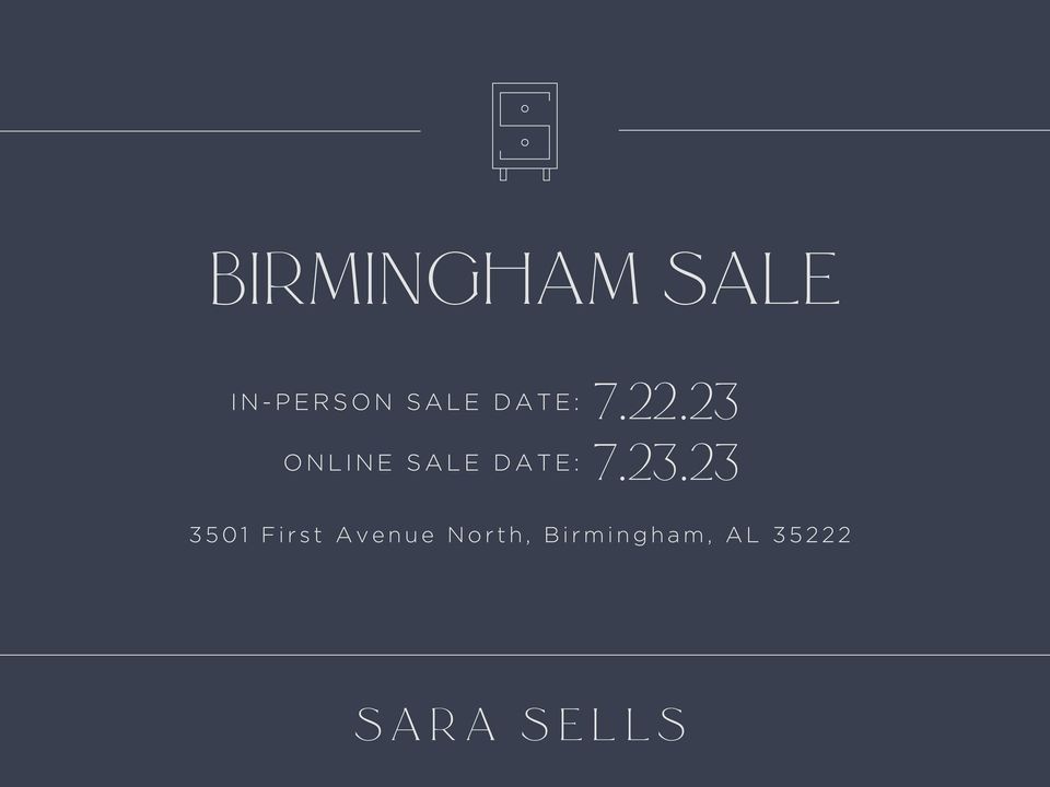Sara Sells July Warehouse Sale - Birmingham