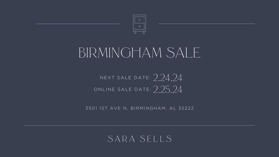 Sara Sells February Sale - Birmingham