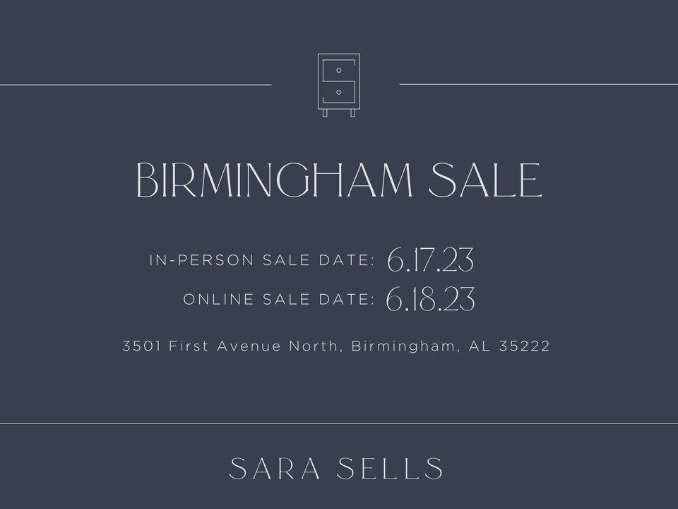 Sara Sells June Warehouse Sale - Birmingham