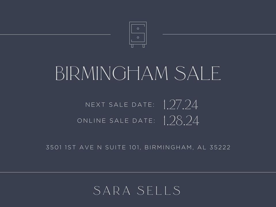 Sara Sells January Sale - Birmingham