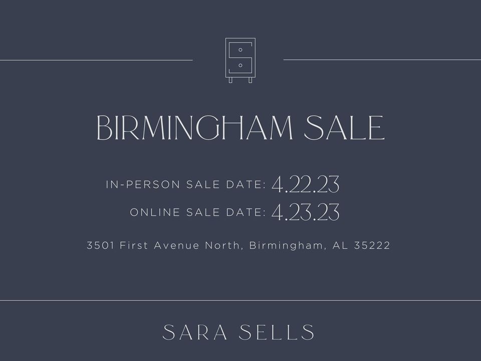 Sara Sells April Warehouse Sale - Birmingham