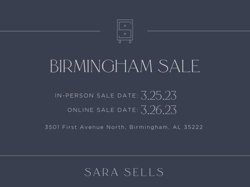 Sara Sells March Warehouse Sale - Birmingham
