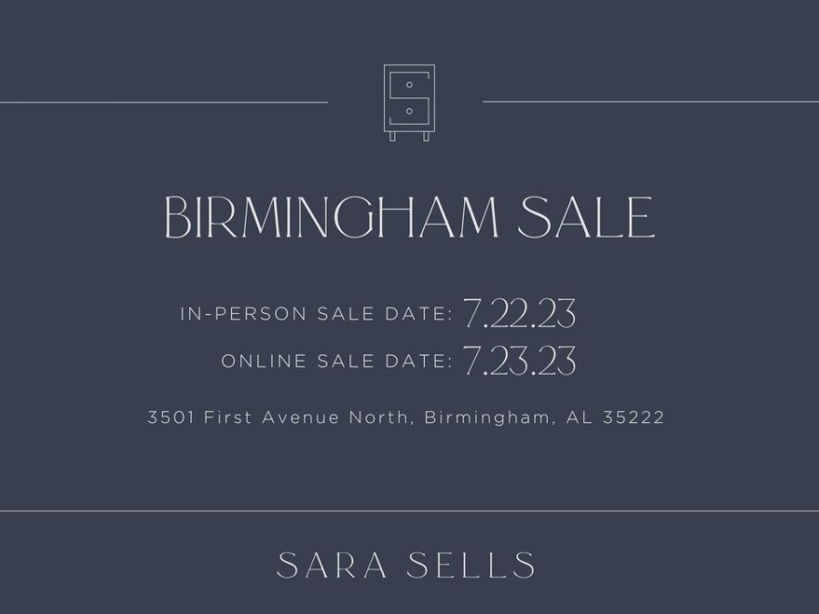 Sara Sells July Warehouse Sale - Birmingham