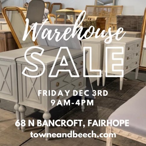Towne + Beech Warehouse Sale