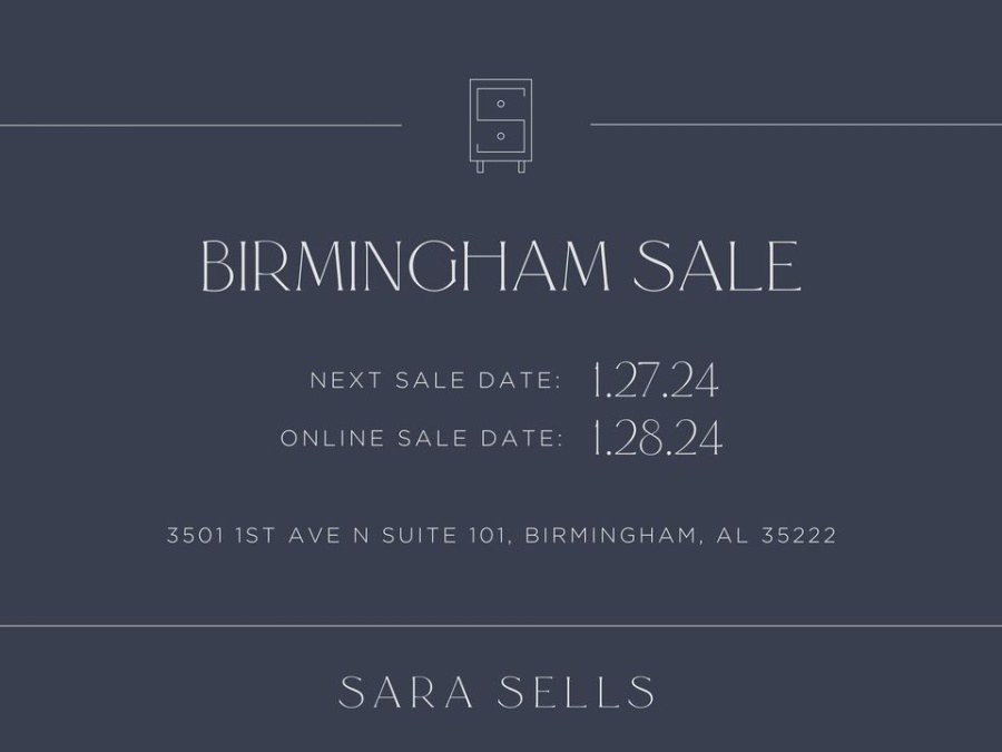 Sara Sells January Sale - Birmingham