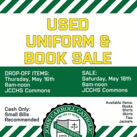 John Carroll Catholic High School Used Uniform and Book Sale